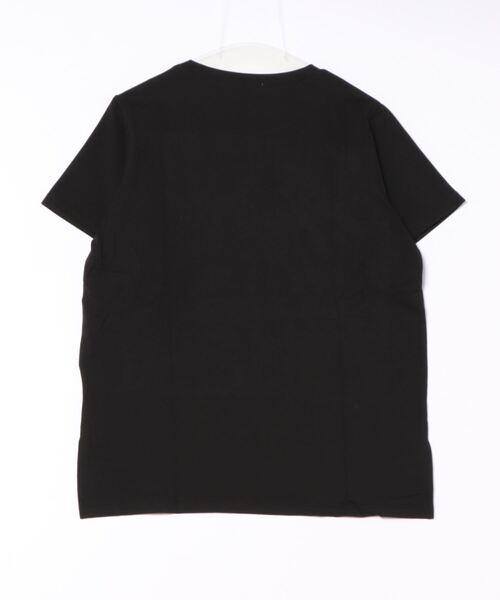 Settimissimo（セッティミッシモ）の「フロッキープリント ロゴ Tシャツ（Tシャツ/カットソー・レディース・オフホワイト/ブラック/オレンジ・FREE）」の7枚目の写真