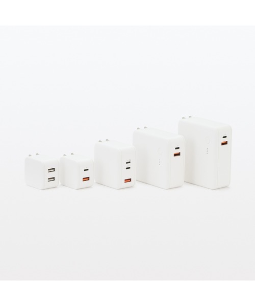 無印良品（ムジルシリョウヒン）の「急速充電ができるモバイルバッテリー付充電器　１００００ｍＡｈ　ＵＳＢ－Ｃ／Ａ　ＭＪ－ＰＳＭＢ１００（生活家電・メンズ・その他・FREE）」の8枚目の写真