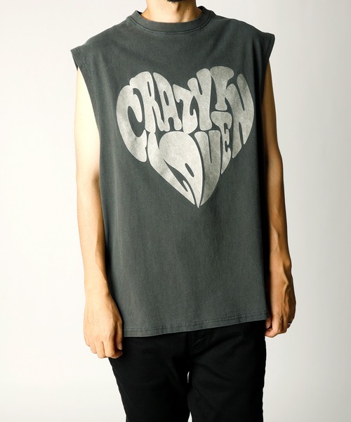 INASTUDIOS ZOO（イーナストゥディオスズー）の「「INASTUDIOS SELECT」ピグメント ノースリーブ（Tシャツ/カットソー・メンズ・ブラウン系その他2/ブラック系その他/ブラック/モカ/ブラック系その他2/ブラウン系その他・LARGE/X-LARGE/MEDIUM）」の2枚目の写真