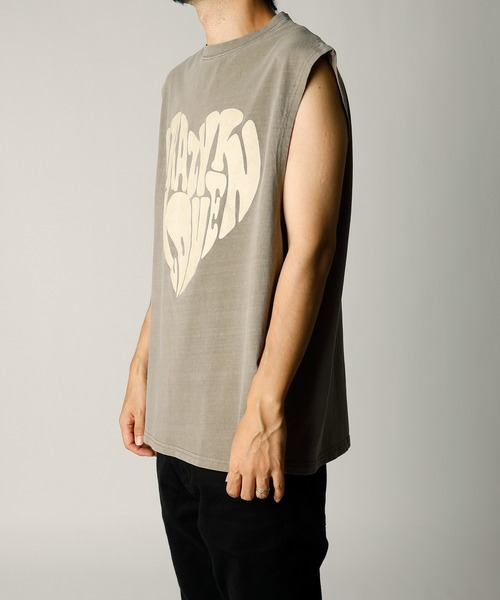 INASTUDIOS ZOO（イーナストゥディオスズー）の「「INASTUDIOS SELECT」ピグメント ノースリーブ（Tシャツ/カットソー・メンズ・ブラウン系その他2/ブラック系その他/ブラック/モカ/ブラック系その他2/ブラウン系その他・LARGE/X-LARGE/MEDIUM）」の18枚目の写真