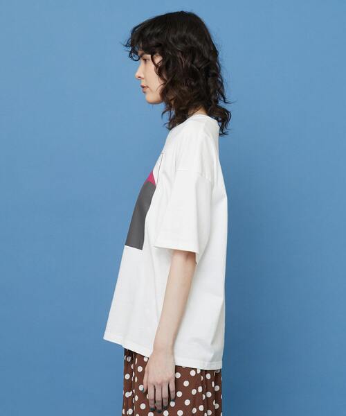 FRAPBOIS（フラボア）の「テイストペラT（Tシャツ/カットソー・レディース・サックスブルー/ブラック/ホワイト・1/2）」の4枚目の写真