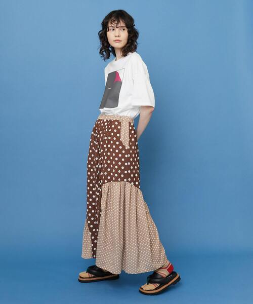 FRAPBOIS（フラボア）の「テイストペラT（Tシャツ/カットソー・レディース・サックスブルー/ブラック/ホワイト・1/2）」の17枚目の写真