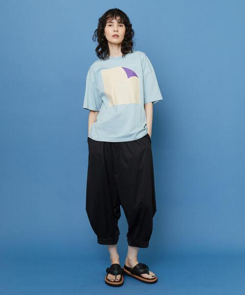 FRAPBOIS（フラボア）の「テイストペラT（Tシャツ/カットソー・レディース・サックスブルー/ブラック/ホワイト・1/2）」の21枚目の写真