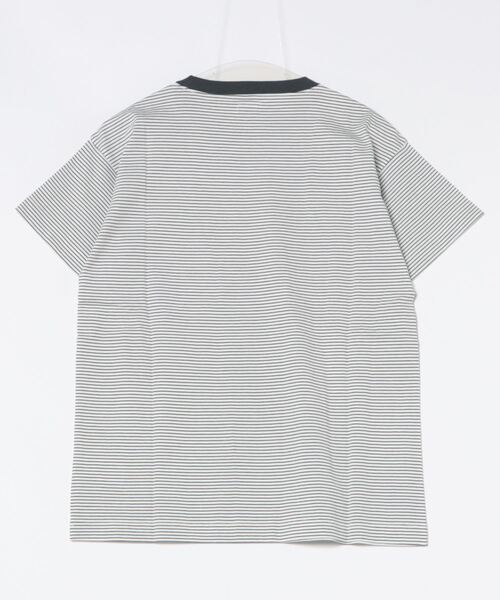 Lee(リー)の「Lee/リー ポケットLeeロゴ ショートスリーブTシャツ(Tシャツ/カットソー・レディース・チャコール/オレンジ/ベージュ/ホワイト/ホワイト×ブラック/ブルー・SMALL/MEDIUM/LARGE/X-LARGE)」の7枚目の写真