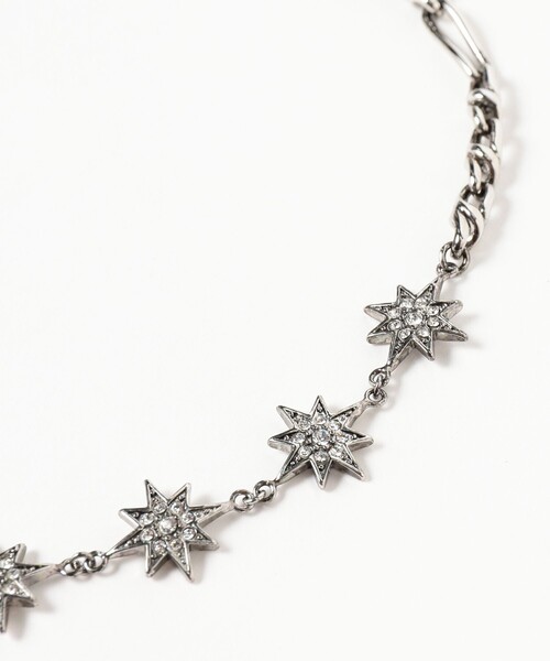 Ray BEAMS（レイビームス）の「【別注】ADER.bijoux × RBS / スター チェーン チョーカー（チョーカー・レディース・シルバー・ONE SIZE）」の7枚目の写真