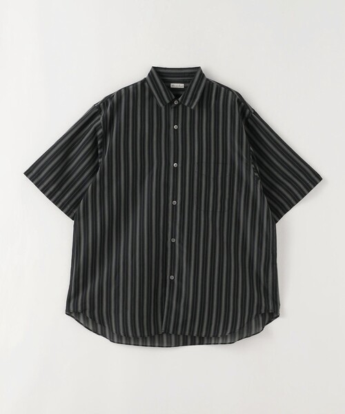 Steven Alanシルク レギュラーカラー ショート スリーブ シャツ STEVEN ALAN シャツ 「Steven Alan」 コードレーン レギュラー