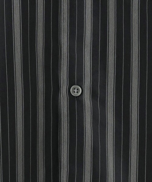 Steven Alan(スティーブンアラン)の「<Steven Alan> T/C ダークストライプ レギュラーカラー ショートスリーブ シャツ -A-LINE LOOSE CASUAL(シャツ/ブラウス・メンズ・ダークブラウン/ブラック・S/M/L/XL)」の12枚目の写真