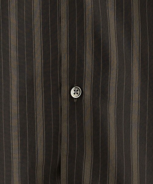 ＜Steven Alan＞ T/C ダークストライプ レギュラーカラー シャツ Steven Alan（スティーブンアラン）の「＜Steven Alan＞ T/C