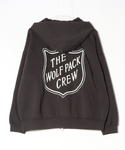 WP（ダブリューピー）の「WP / ダブリューピー：EMBLEM ZIP PARKA FADED：WP12-ZPK12[WAX]（パーカー・メンズ・ブラック・XL/L/M）」の3枚目の写真