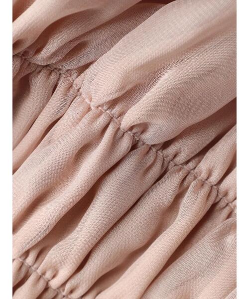 earth music&ecology（アースミュージックアンドエコロジー）の「パフスリーブシャーリングブラウス（シャツ/ブラウス・レディース・ブラック/アイボリー/ピンクベージュ・FREE）」の7枚目の写真