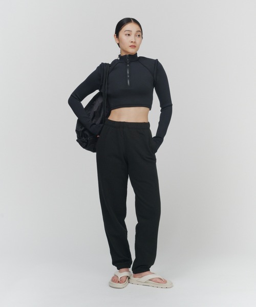 THINGS THAT MATTER(シングス ザット マター)の「CARDBOARD KNIT SWIM JACKET / カードボードニットスイムジャケット(水着・レディース・ブラック×ホワイト/アイボリー/ブラック・FREE)」の13枚目の写真