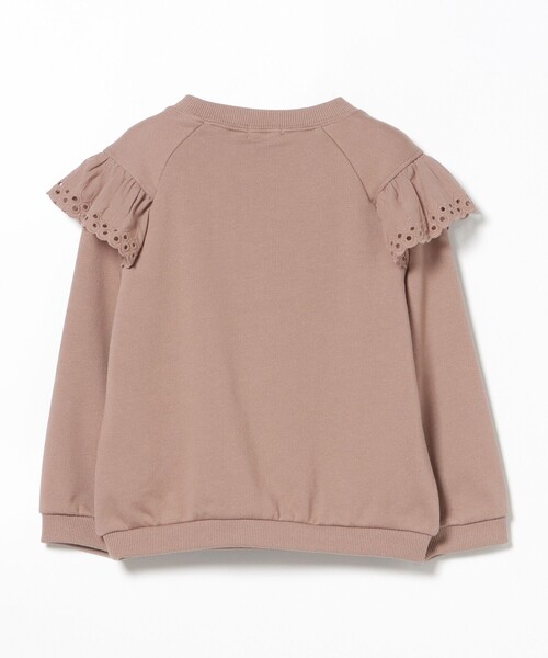 BEAMS mini（ビームスミニ）の「BEAMS mini / レースフリル スウェット 2024FW（90～150cm）（スウェット・キッズ・ホワイト系その他5/ブラウン系その他4・90/100/110/120/130/140/150）」の19枚目の写真