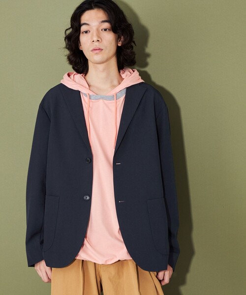 CITEN(シテン)の「<CITEN>ライトテーラードジャケット(テーラードジャケット・メンズ・ブラック/ネイビー・S/M/L/XL)」の3枚目の写真