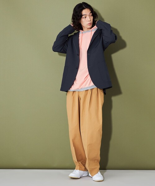 CITEN(シテン)の「<CITEN>ライトテーラードジャケット(テーラードジャケット・メンズ・ブラック/ネイビー・S/M/L/XL)」の4枚目の写真