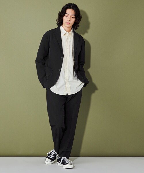 CITEN(シテン)の「<CITEN>ライトテーラードジャケット(テーラードジャケット・メンズ・ブラック/ネイビー・S/M/L/XL)」の9枚目の写真