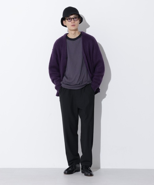 Apo(s)ture(アポスチャー)の「JOHAN-001/TRテーパードパンツ(スラックス・メンズ・ブラウン/グレー/ブラック/ベージュ・XS/S/M/L/XL)」の5枚目の写真