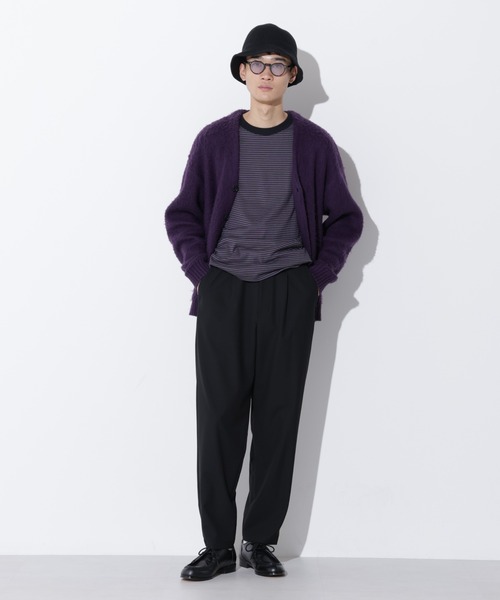 Apo(s)ture(アポスチャー)の「JOHAN-001/TRテーパードパンツ(スラックス・メンズ・ブラウン/グレー/ブラック/ベージュ・XS/S/M/L/XL)」の6枚目の写真