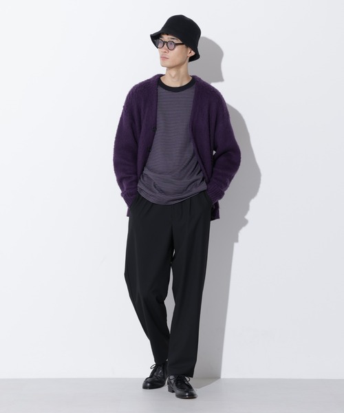 Apo(s)ture(アポスチャー)の「JOHAN-001/TRテーパードパンツ(スラックス・メンズ・ブラウン/グレー/ブラック/ベージュ・XS/S/M/L/XL)」の7枚目の写真