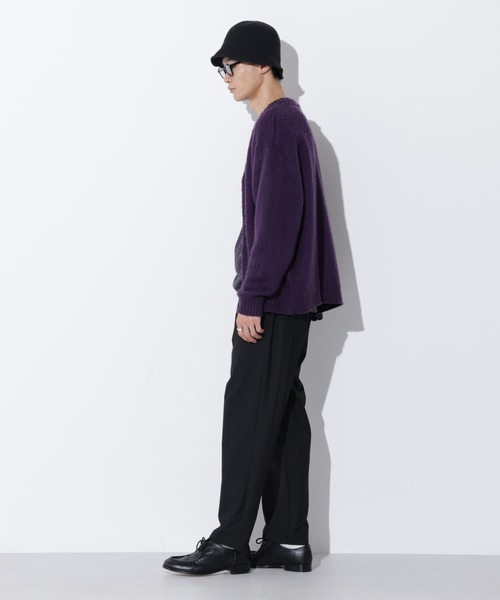 Apo(s)ture(アポスチャー)の「JOHAN-001/TRテーパードパンツ(スラックス・メンズ・ブラウン/グレー/ブラック/ベージュ・XS/S/M/L/XL)」の9枚目の写真