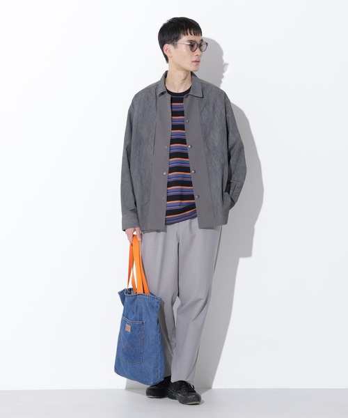 Apo(s)ture(アポスチャー)の「JOHAN-001/TRテーパードパンツ(スラックス・メンズ・ブラウン/グレー/ブラック/ベージュ・XS/S/M/L/XL)」の14枚目の写真