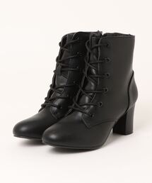 Catherine Cottage | レースアップヒールブーツ（6cmヒール）(ブーツ)