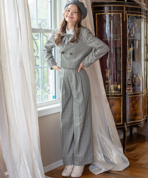 Catherine Cottage（キャサリンコテージ）の「レースアップヒールブーツ（6cmヒール）（ブーツ・キッズ・ブラック/ベージュ・24/23/25）」の8枚目の写真