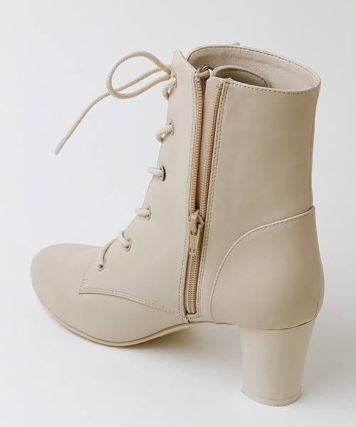 Catherine Cottage（キャサリンコテージ）の「レースアップヒールブーツ（6cmヒール）（ブーツ・キッズ・ブラック/ベージュ・24/23/25）」の10枚目の写真