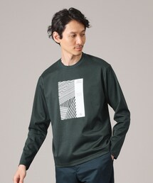 TAKEO KIKUCHI | アーカイブストライプDM長袖ポンチTシャツ(Tシャツ/カットソー)