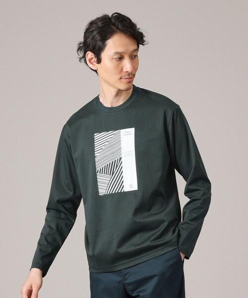 【セール】アーカイブストライプDM長袖ポンチTシャツ（Tシャツ/カットソー）｜TAKEO KIKUCHI（タケオキクチ）