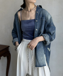 DouDou | コーデュロイカップ付キャミ(キャミソール)