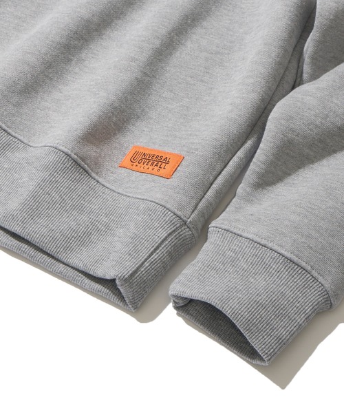 UNIVERSAL OVERALL（ユニバーサルオーバーオール）の「【UNIVERSAL OVERALL】T/C SWEAT REFLECTOR PRINT / リフレクタープリント裏起毛スウェットプルオーバー（スウェット・メンズ・ブルー/オレンジ/グレー/ホワイト/ブラック・MEDIUM/LARGE/X-LARGE）」の17枚目の写真