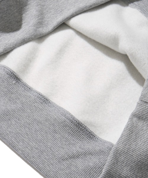 UNIVERSAL OVERALL（ユニバーサルオーバーオール）の「【UNIVERSAL OVERALL】T/C SWEAT REFLECTOR PRINT / リフレクタープリント裏起毛スウェットプルオーバー（スウェット・メンズ・ブルー/オレンジ/グレー/ホワイト/ブラック・MEDIUM/LARGE/X-LARGE）」の18枚目の写真