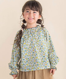 Noeil aime BeBe | 花柄スモックブラウス(90~130cm)(シャツ/ブラウス)