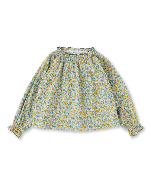 Noeil aime BeBe(ノイユエイムベベ)の「花柄スモックブラウス(90~130cm)(シャツ/ブラウス・キッズ・ピンク系/グリーン系・90cm/100cm/110cm/120cm/130cm)」の15枚目の写真