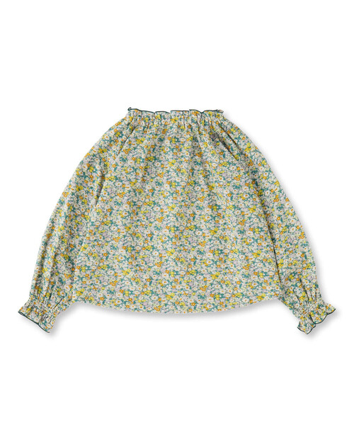 Noeil aime BeBe(ノイユエイムベベ)の「花柄スモックブラウス(90~130cm)(シャツ/ブラウス・キッズ・ピンク系/グリーン系・90cm/100cm/110cm/120cm/130cm)」の16枚目の写真