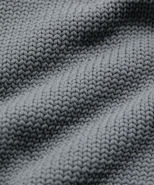 le cercle ADAM ET ROPE'（ルセルクルアダムエロペ）の「ハーフZIPニットプルオーバー（ニット/セーター・レディース・グレー/レッド系その他2/ブラック/ホワイト・FREE）」の13枚目の写真
