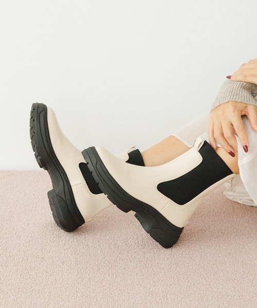 【セール】バックジップサイドゴアブーツ2(ブーツ)|BAYFLOW(ベイフロー)