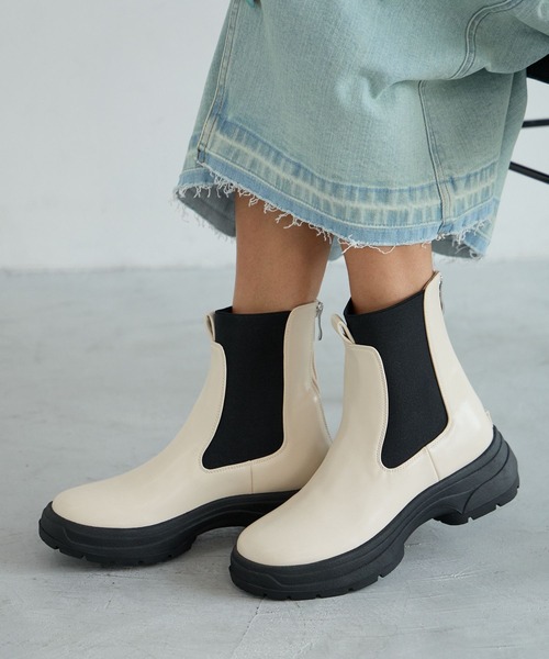 セール】バックジップサイドゴアブーツ2（ブーツ）｜BAYFLOW