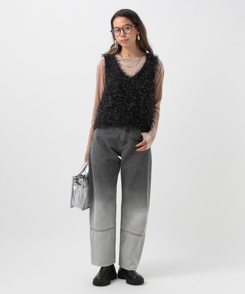 BAYFLOW（ベイフロー）の「バックジップサイドゴアブーツ2（ブーツ・レディース・アイボリー/ブラック・MEDIUM/LARGE）」の13枚目の写真