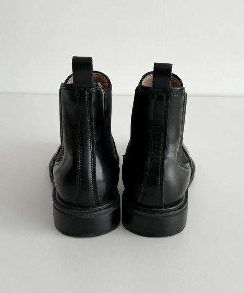 CANAL JEAN（キャナルジーン）の「El mar　レザーサイドゴアショートブーツ（ブーツ・レディース・ブラック・24/23.5/24.5/25）」の4枚目の写真