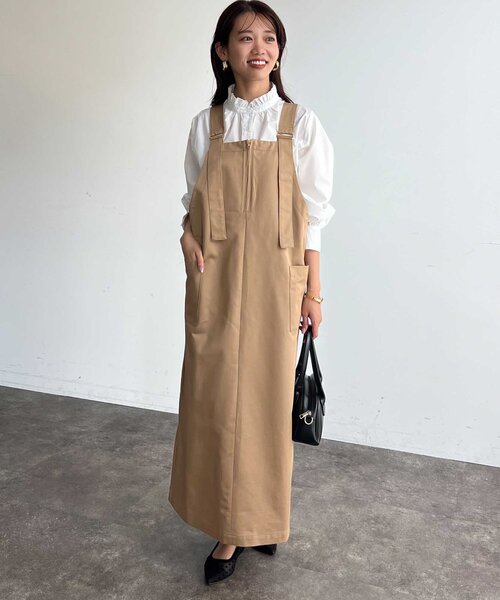 Chez toi(シェトワ)の「ネックフリルブラウス(シャツ/ブラウス・レディース・ネイビー/オフホワイト/サックスブルー/ブルー・FREE)」の11枚目の写真