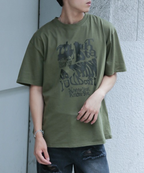 3.3 Field Trip （3.3フィールドトリップ）の「【UNISEX】3.3 Field Trip／THE SMARTEST T（Tシャツ/カットソー・レディース・ホワイト/カーキ/チャコール・LARGE/SMALL/MEDIUM）」の3枚目の写真