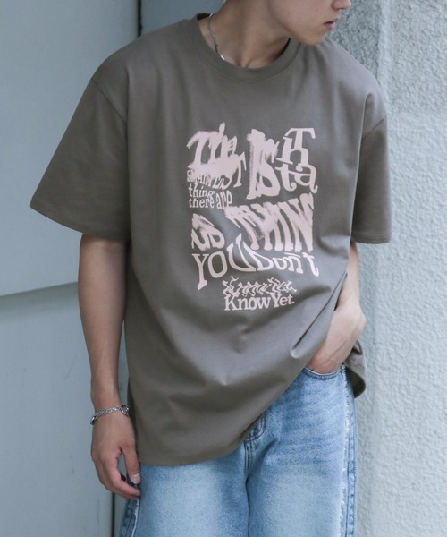 3.3 Field Trip （3.3フィールドトリップ）の「【UNISEX】3.3 Field Trip／THE SMARTEST T（Tシャツ/カットソー・レディース・ホワイト/カーキ/チャコール・LARGE/SMALL/MEDIUM）」の2枚目の写真