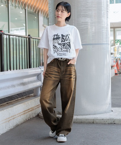 3.3 Field Trip （3.3フィールドトリップ）の「【UNISEX】3.3 Field Trip／THE SMARTEST T（Tシャツ/カットソー・レディース・ホワイト/カーキ/チャコール・LARGE/SMALL/MEDIUM）」の4枚目の写真