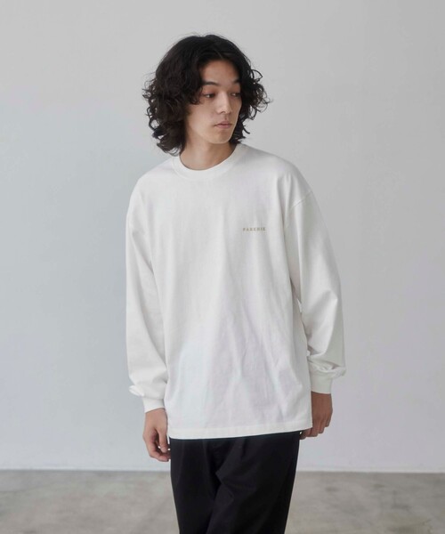 coen(コーエン)の「<Parknik>グラフィックロングTシャツ(Tシャツ/カットソー・メンズ・ホワイト/ブラック/ダークグリーン・M/L/XL)」の5枚目の写真