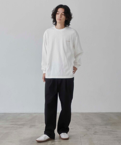 coen(コーエン)の「<Parknik>グラフィックロングTシャツ(Tシャツ/カットソー・メンズ・ホワイト/ブラック/ダークグリーン・M/L/XL)」の8枚目の写真