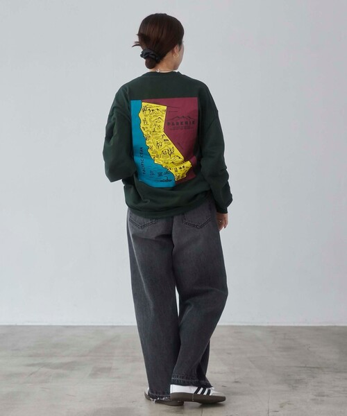 coen(コーエン)の「<Parknik>グラフィックロングTシャツ(Tシャツ/カットソー・メンズ・ホワイト/ブラック/ダークグリーン・M/L/XL)」の14枚目の写真