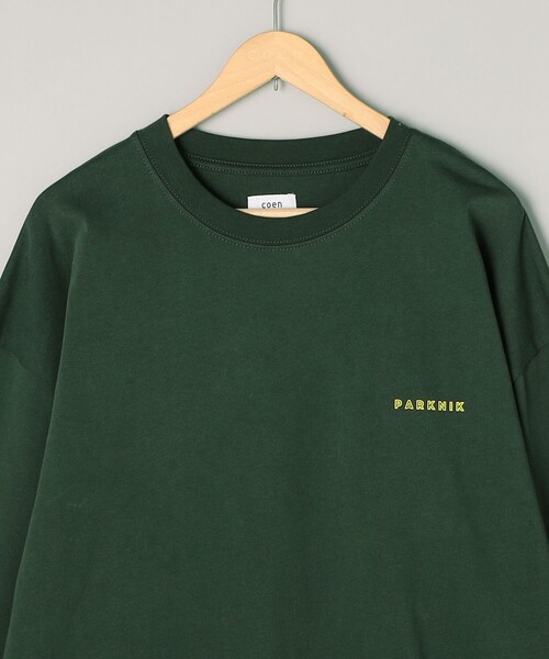 coen(コーエン)の「<Parknik>グラフィックロングTシャツ(Tシャツ/カットソー・メンズ・ホワイト/ブラック/ダークグリーン・M/L/XL)」の22枚目の写真