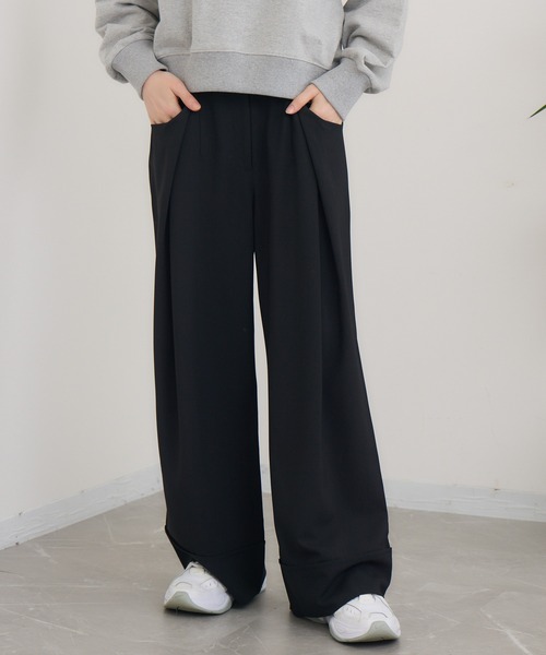 Dinite collierカットカーブパンツ