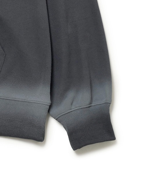 JUNRED（ジュンレッド）の「エッジスプレースウェットダブルジップパーカー（パーカー・メンズ・チャコールグレー/ライトグレー・S/M/L）」の13枚目の写真